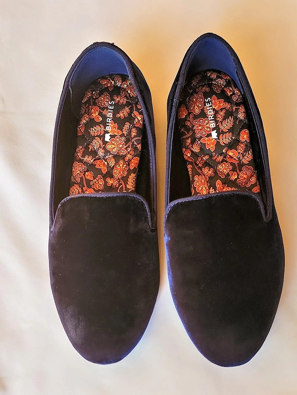 Birdies Blue Slip-On Loafers - Size 7